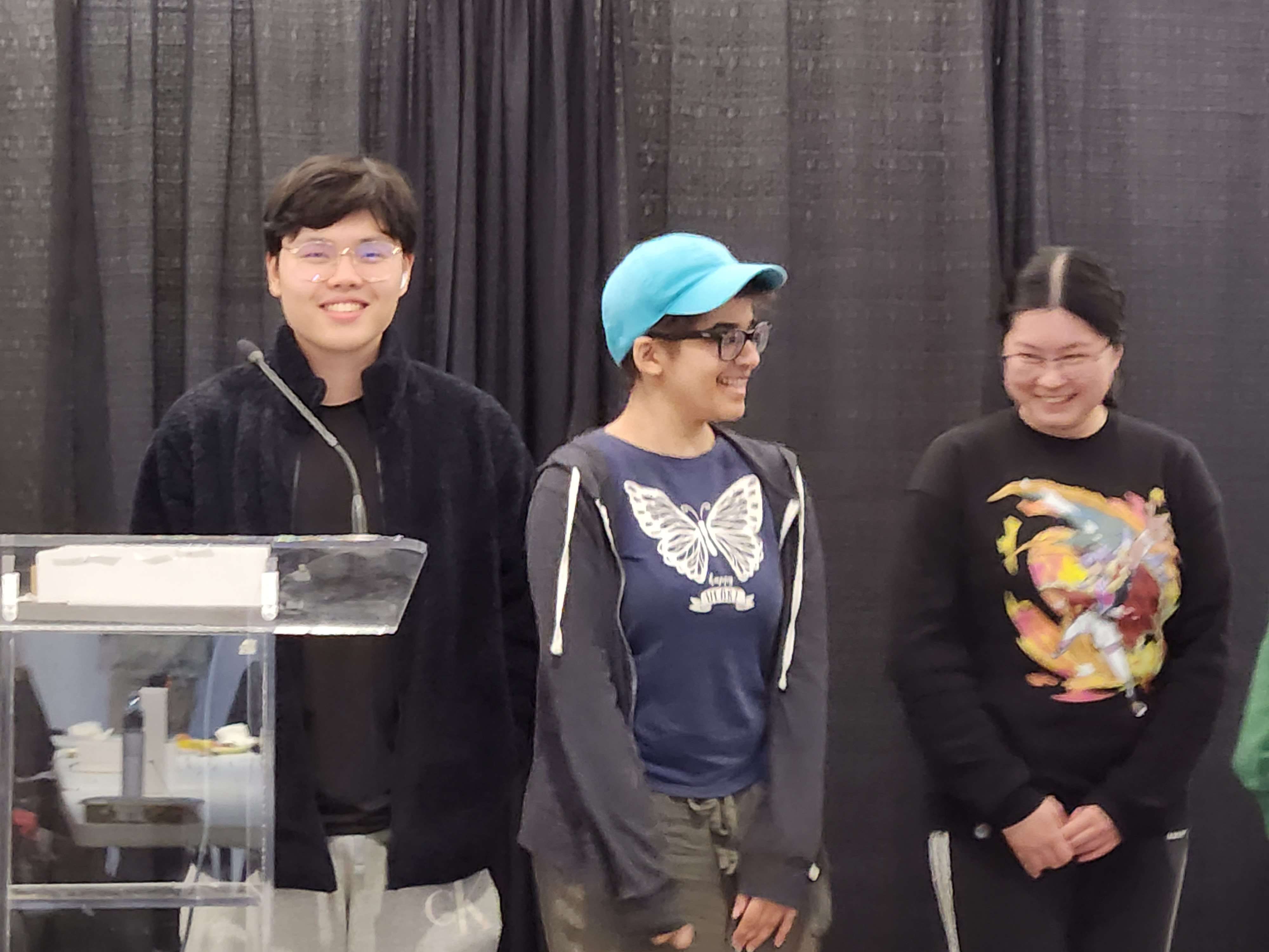 Dennis on stage with others