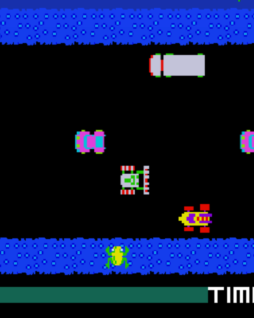 Picture of Frogger game
