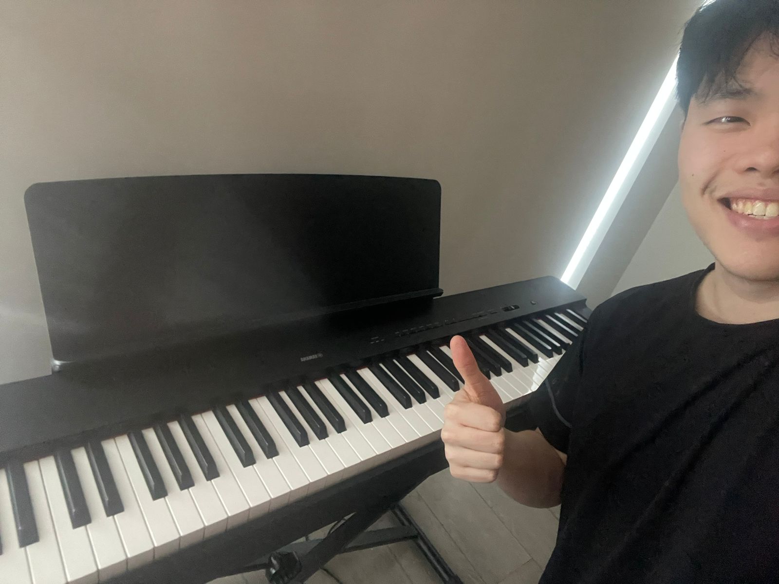 Dennis and his piano