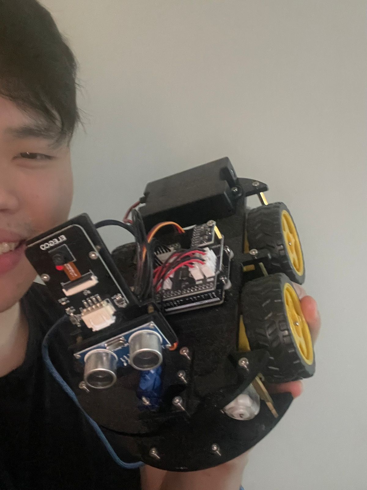 picture of Dennis and his arduino robot